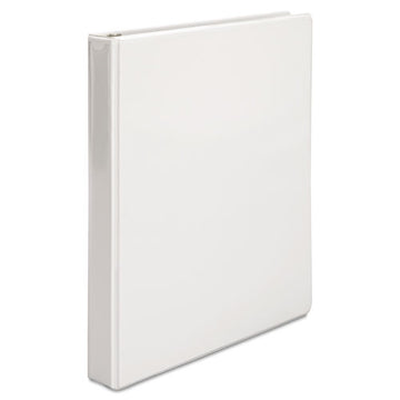 Samsill® Speedy Spine Heavy-duty Time Saving Round Ring View Binder, 3 Rings, 1" Capacity, 11 X 8.5, White freeshipping - TVN Wholesale